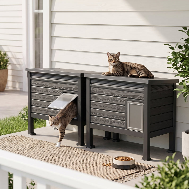 Abri pour chat 26,79 "en résine