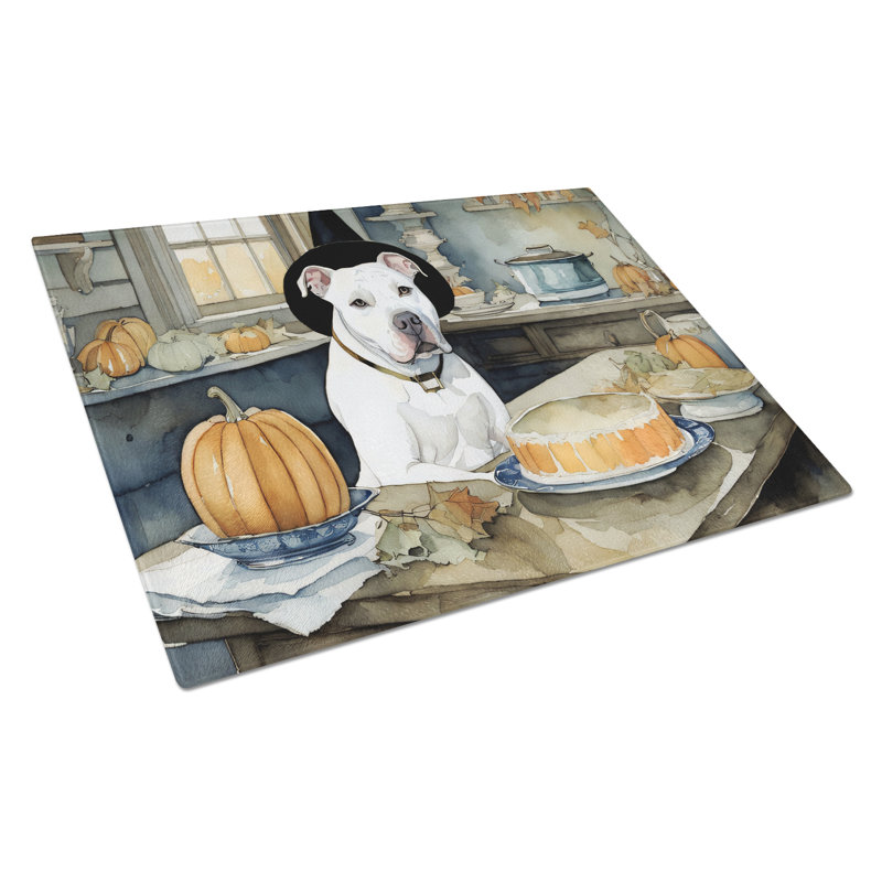 Planche à découper en verre Pit Bull Terrier