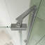 Porte de douche pivotante universelle à gauche et à droite-127317843