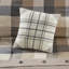 Édredon pour grand lit 7 pièces Ridge - Chevron neutre, tissu écossais Buffalo, lavable à la machine, coussins décoratifs, jupe de lit, tissu à chevrons, rembourrage, comprend édredon, taies décoratives, coussins et-117409824-117409821