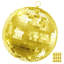 Disco Ball, 12"/16"/20" Mirror Disco Ball for DJ Club Party Live Stage Wedding Home Decor, Light Effect Mirror Ball with Hanging Ring (Goden, Pink)-201330055