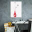 Art mural en toile Epic Graffiti «Pink Vase Of Love» par Kamdon Kreations, 18 po x 26 po