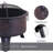 Round Steel Wood Burning Smokeless Fire Pit