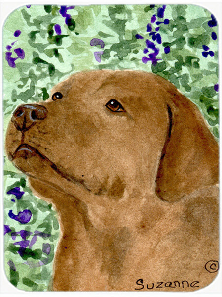 Caroline's Treasures Labrador Glass Cutting Board