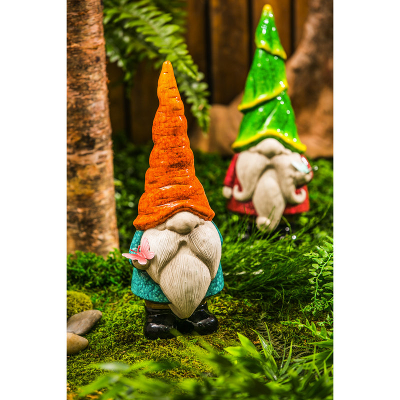 Statue de jardin gnome en céramique Nwaba