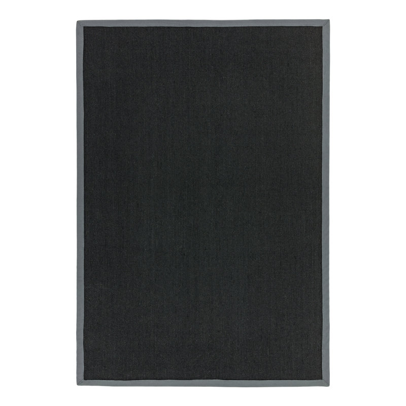Essie Sisal Black/Grey Rug, Rectangle 240 x 340cm