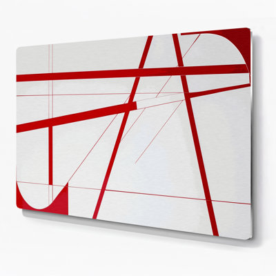 Hard Edge 17 Gray Metal Wall Art