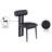 Dario Upholstered Back Side Chair Dining Chair-89184580-89184579