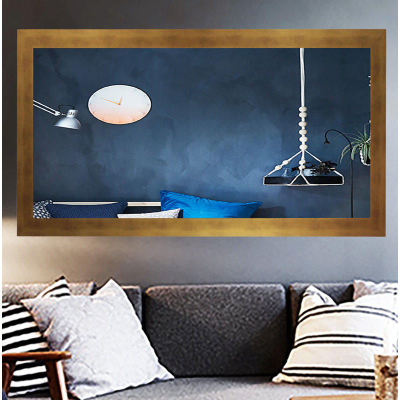 Miroir de salle de bain moderne et contemporain Coles Sunset, H 36 po x l 69,5 po