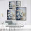 Reproduction encadrée FLORAL Series CCLxxi - bois massif-920735442