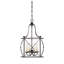 Lustre géométrique à 4 lumières Rina