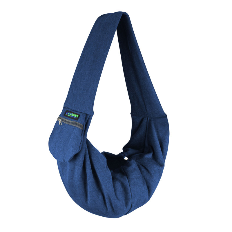 Sac de transport Goopaws Comfy Sling, Marine