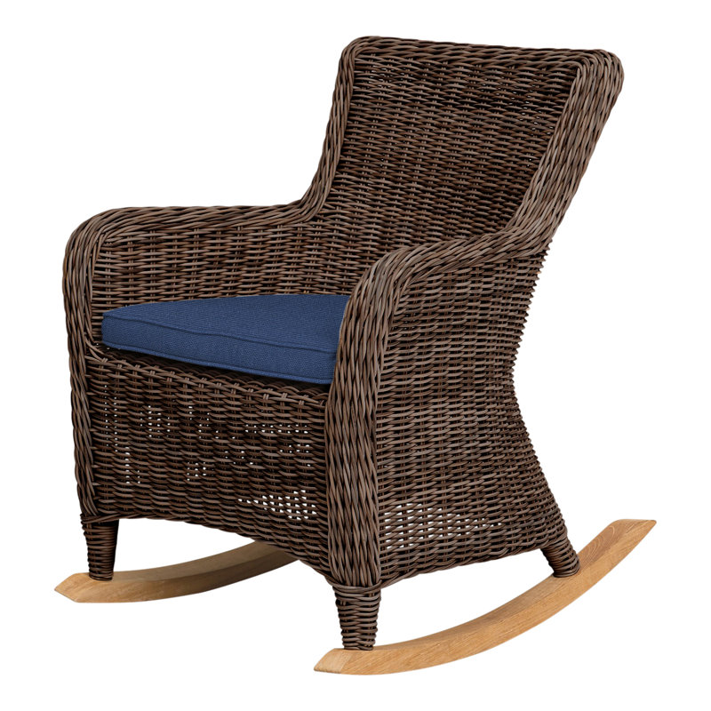 Sag Harbor Rocking Chair with Cushion, Perigold Linnaeus Spring, Sag Harbor Mocha