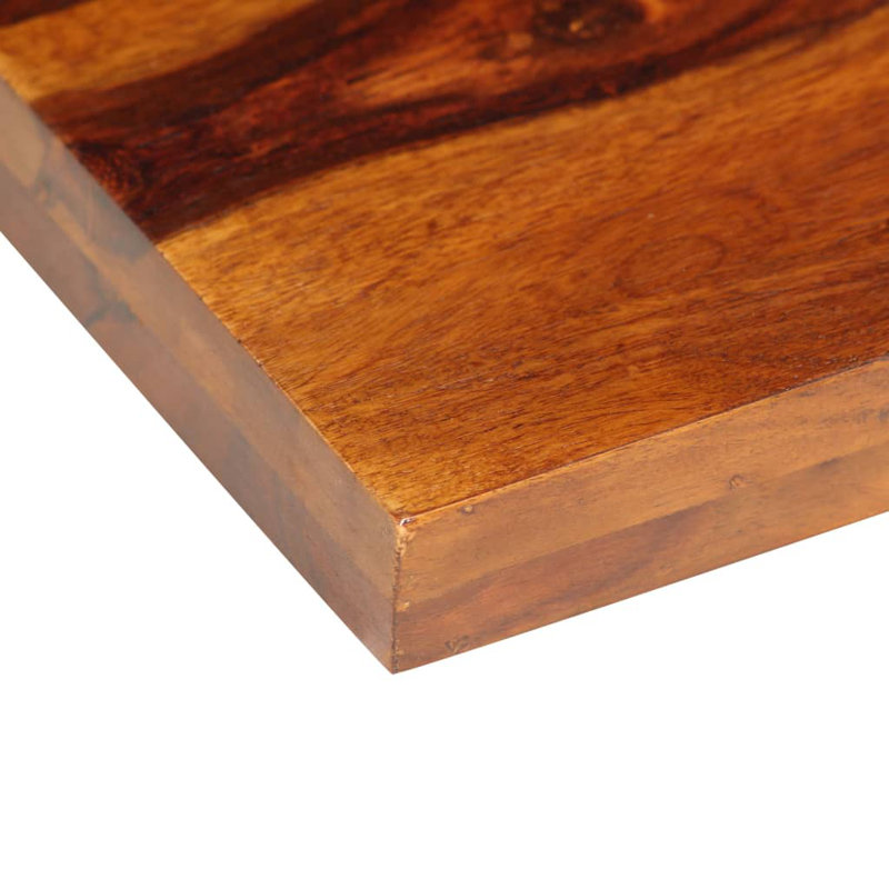 Solid Sheesham Wood Square Serving Tray 19.7"