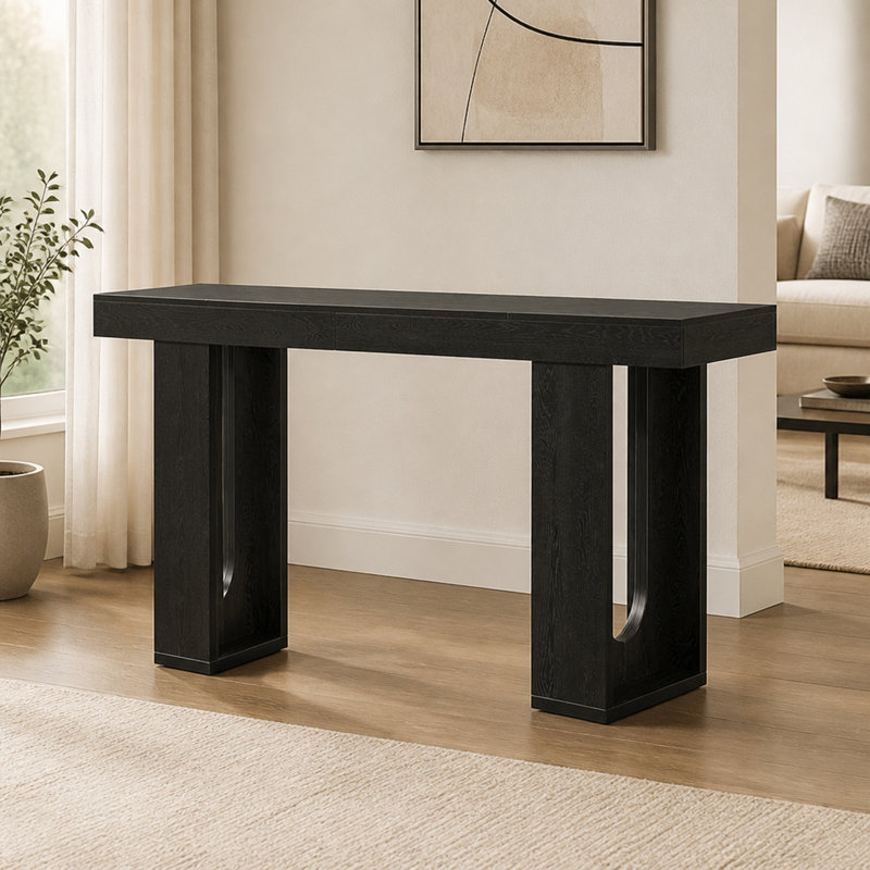 Table de bar 70,9 po, Noir