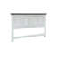 Ensemble de chambre à coucher blanche 3 pièces Donaldine-2085427804