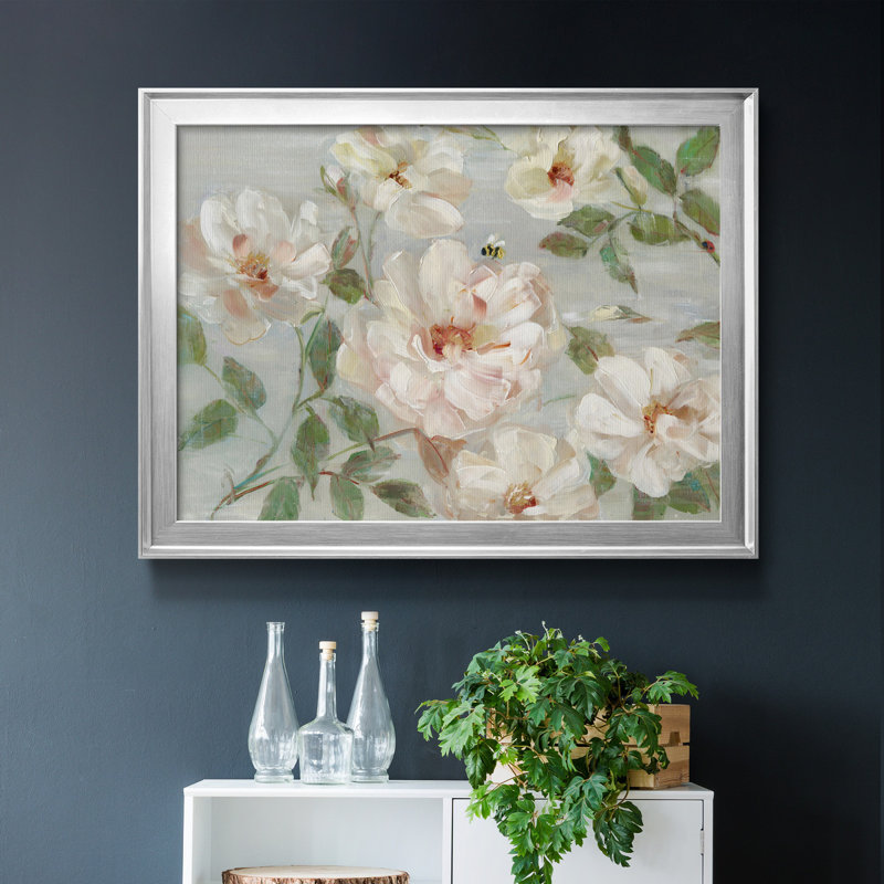Summer Serenade - peinture encadrée, H 22,5 po x l 30,5 po x P 1,5 po, Silver Framed Canvas