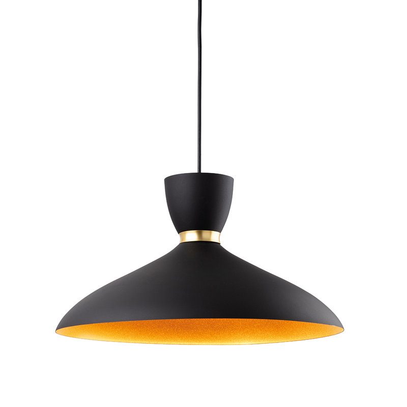 1 - Light Dome Pendant, Black