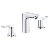 BauLoop Widespread Bathroom Faucet with Drain Assembly