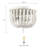 Natoas Solid Wood Flush Mount
