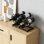 Support à vin en métal pour 7 bouteilles, porte-bouteilles peu encombrant pour cuisine, bar, armoire ou garde-manger