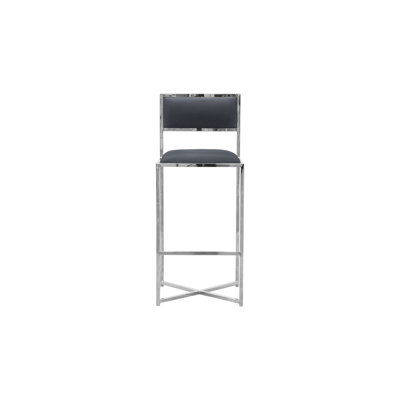 Malen Upholstered Counter Stool with Metal Frame