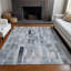 Tapis bleu intérieur / extérieur lavable à la machine Claudian ACN1630-104235675