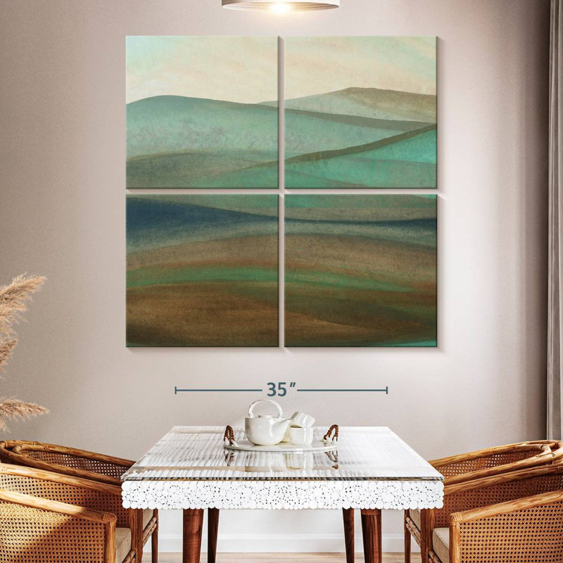 Mountainscape, 50" H x 50" W