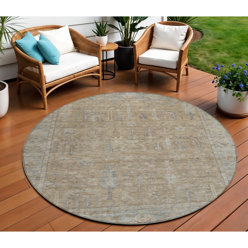 Tapis rond 8 po