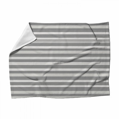 Jeté en molleton Stripes - Jeté à motif pour canapés ou lits