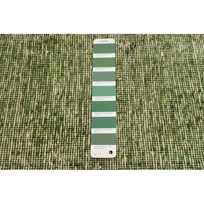 Tapis vert lime couleur transition 10 pi 1 po x 12 pi 1 po