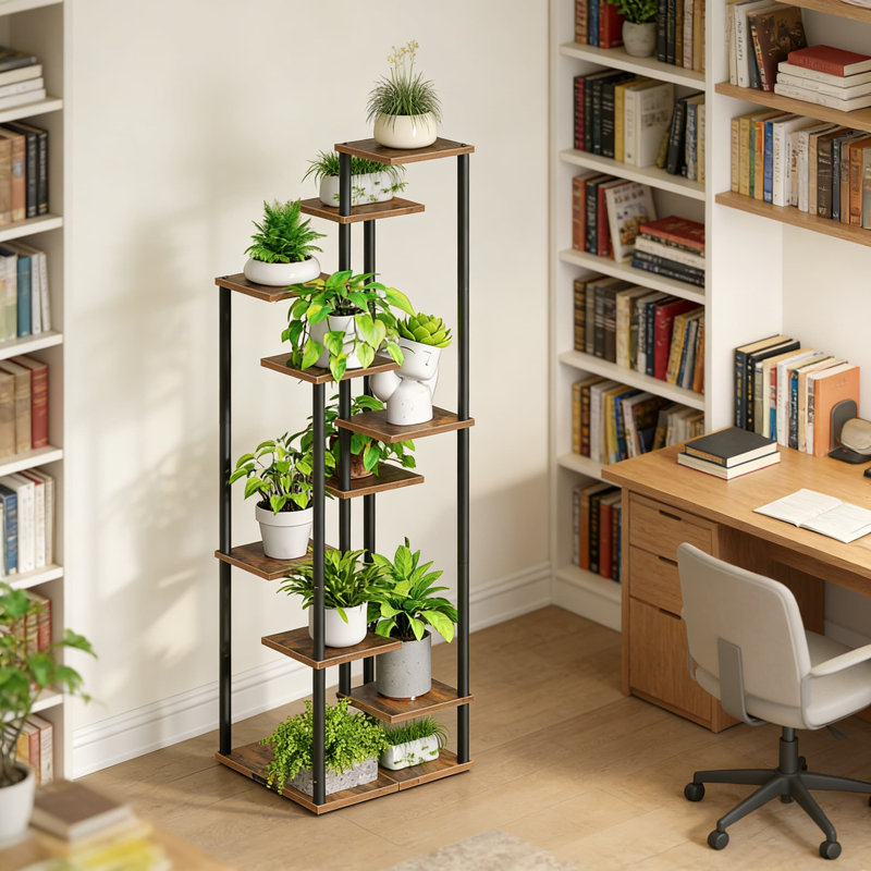Support à plantes à 10 niveaux pour l'intérieur et l'extérieur
