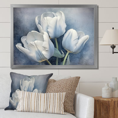 Tulipes Simplicity Sapphire II sur toile