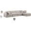 Hinami Upholstered L-Shaped Sectional Reversible-94482406