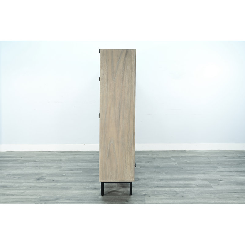 Jenny Light Brown Wood Hall Tree with Storage Bench