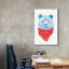 «Wild Bear» par Balazs Solti, art mural sur toile-21744408