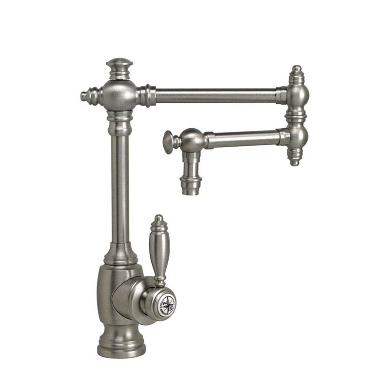 Towson Kitchen Faucet - 18" Articulated Spout, Satin Chrome