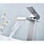 Robinet de lavabo de salle de bain à poignée simple avec bec cascade et bonde escamotable sans trop-plein, acier inoxydable en nickel brossé brillant, jet doux pour une meilleure expérience, température de débit d'eau simple-121628061