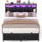 Storage Bed with Sliding Doors, LED Lights & USB Charging Station-1425455951-1425455793