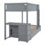 Lit superposé avec lit gigogne, rangement et bureau-769828145-769828149