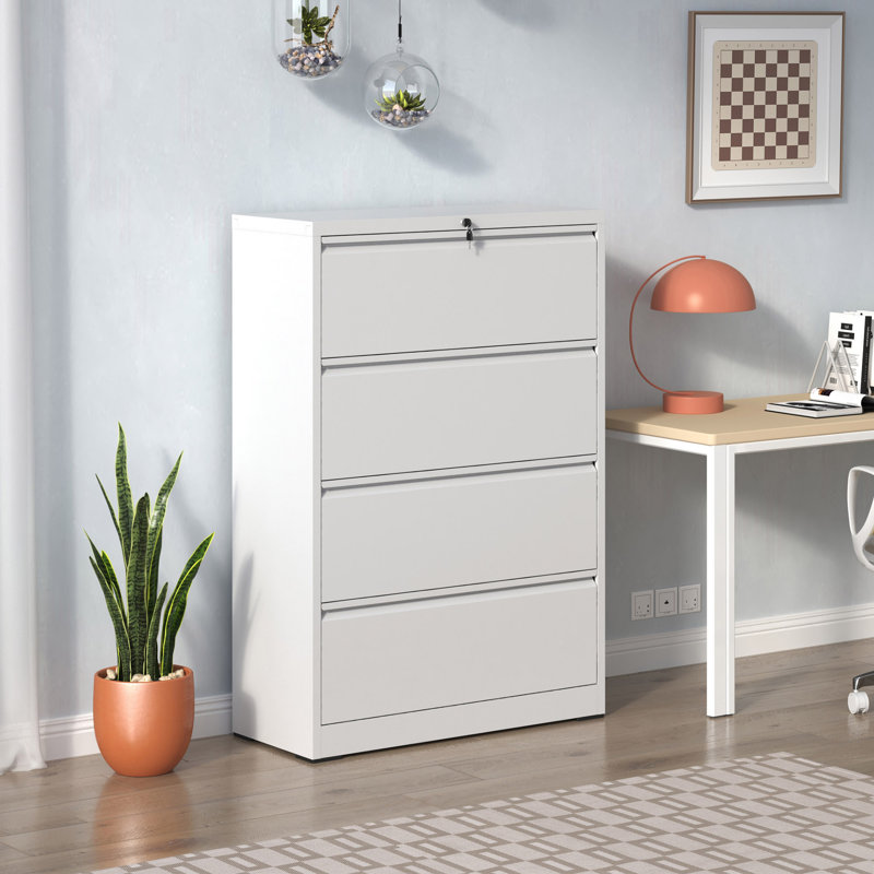 Classeur verrouillable, Blanc