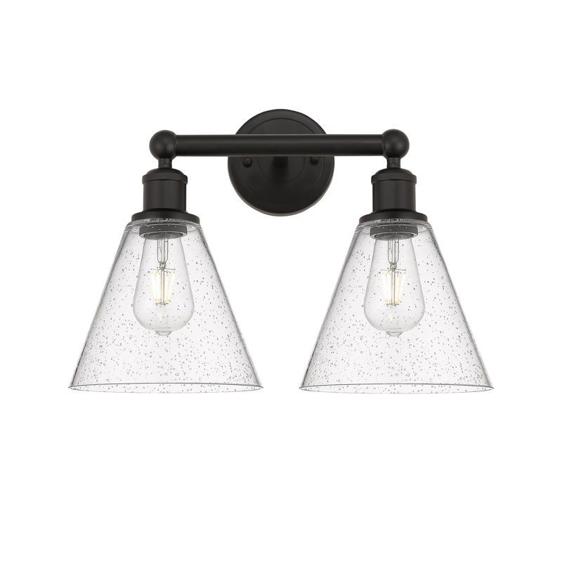 Éclairage pour meuble-lavabo à 2 lumières à intensité variable Beva, Bronze huilé