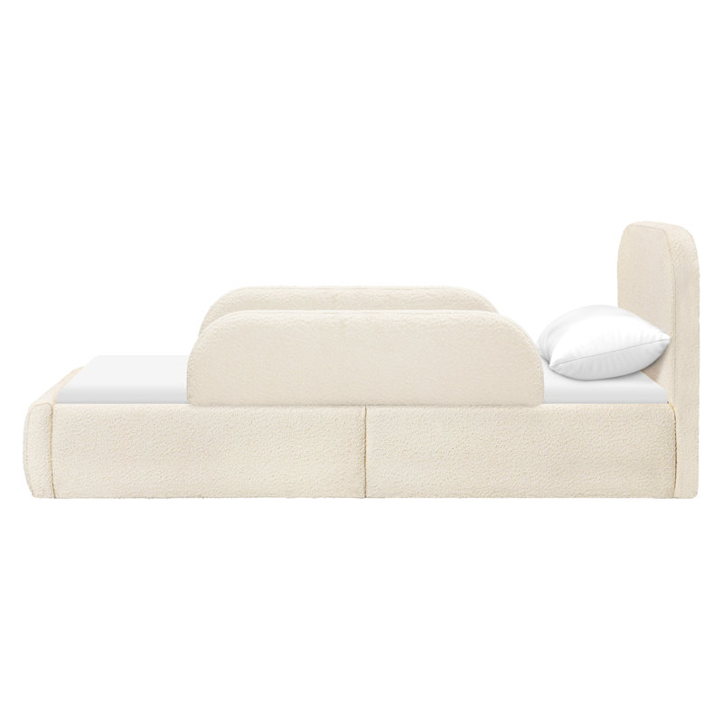 Nara Twin Bed, Twin, Performance Ivory Boucle
