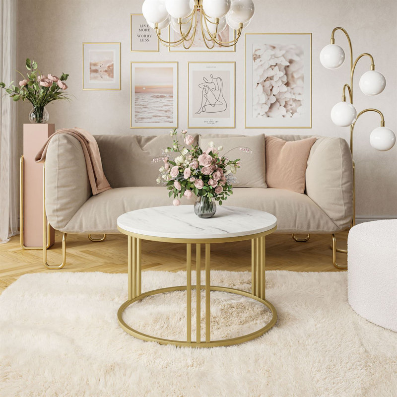 Starki Frame Coffee Table, Gold