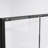Single Sliding Shower Door 56-60" W X 72" H Semi-Frameless Shower Glass Panel, 1/4" (6Mm) Clear Tempered Glass, Transparent Safety Film For Glass,Aluminium Alloy Matte Black,Reversible Installation