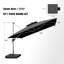 Justhin 3.3m Square Cantilever Umbrella With Base-179493646