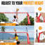 Filet de volleyball Zealfeel, ensemble d'entraînement de 12 pieds réglable en hauteur, pratique autoportante portative pour frapper ou servir des perceuses, pop-up avec sac de transport pour la cour ou l'extérieur-124947351