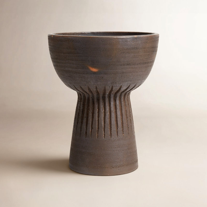 Timo Bowl Fire - Brown/Black Terracotta