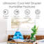 Droplet Cool-Mist Humidifier with Vapor Tray, 0.5. Gal.-991241413
