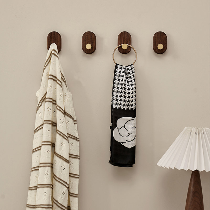 Crochet mural en bois sans perçage (simple)